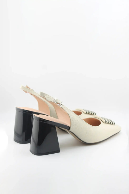 Capelli Rossi Slingback Block Heel Pumps