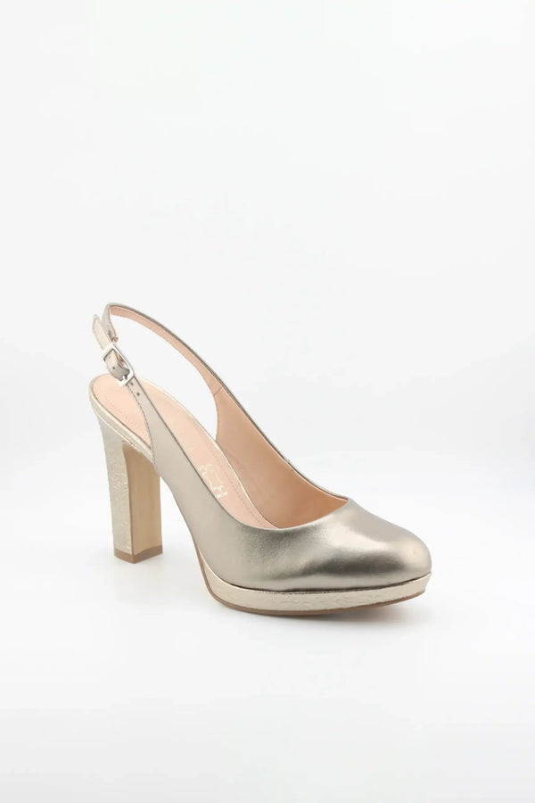 Capelli Rossi Platform Slingback Block Heel Pumps