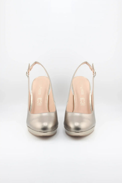 Capelli Rossi Platform Slingback Block Heel Pumps