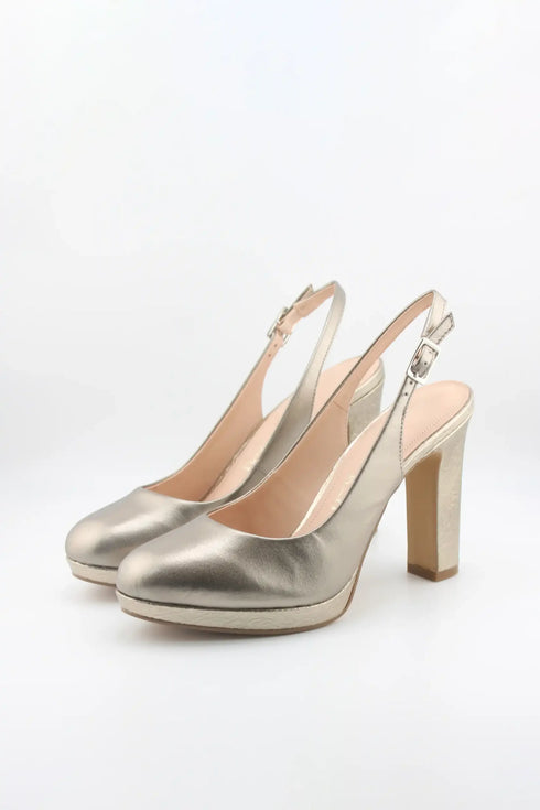 Capelli Rossi Platform Slingback Block Heel Pumps