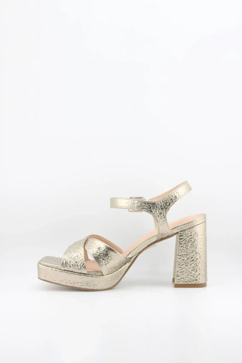 Capelli Rossi Chunky Crisscross Strap Heeled Sandals