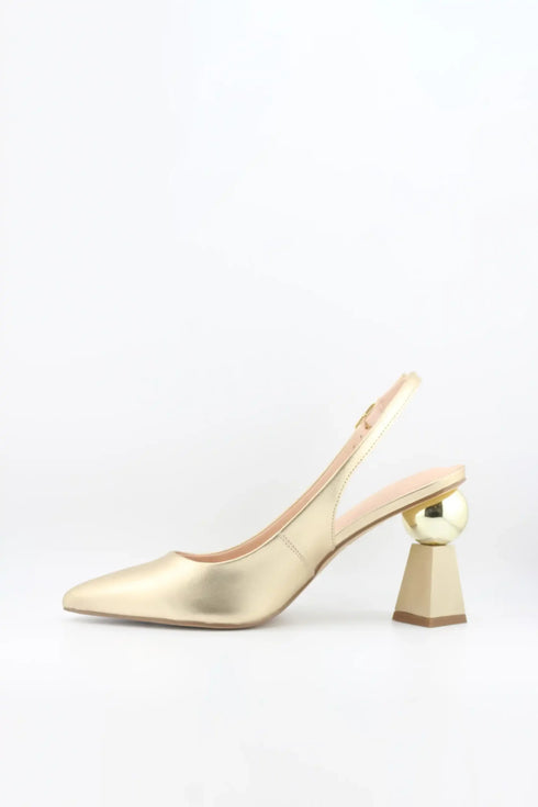 Capelli Rossi Slingback Pointed Toe Block Heels