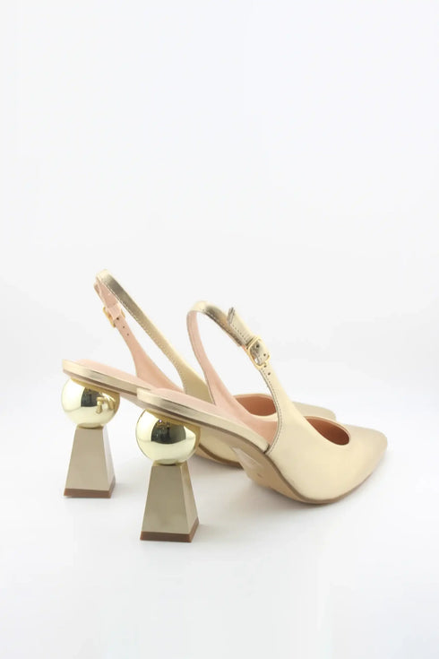 Capelli Rossi Slingback Pointed Toe Block Heels