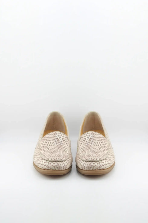 DFC Relax Embossed Leather Textured Loafers