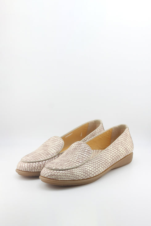 DFC Relax Embossed Leather Textured Loafers