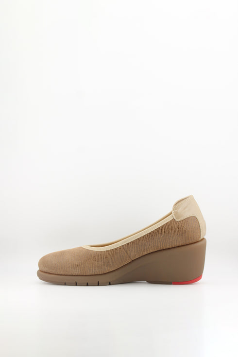 DFC Relax Textured Wedge Slip-On Loafers