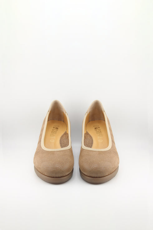 DFC Relax Textured Wedge Slip-On Loafers