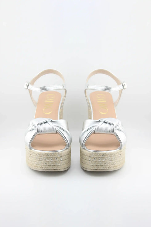 Gaimo Knotted Espadrille Platform Sandal