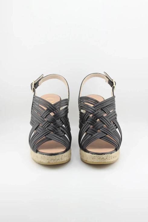 Gaimo Espadrille Wedge Sandals with Braided Straps