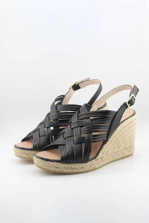 Gaimo Espadrille Wedge Sandals with Braided Straps