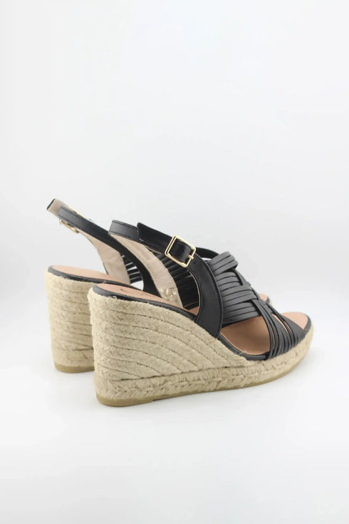 Gaimo Espadrille Wedge Sandals with Braided Straps