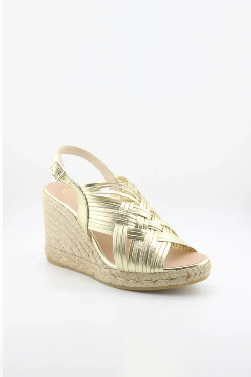 Gaimo Espadrille Wedge Sandals with Braided Straps