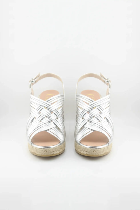 Gaimo Espadrille Wedge Sandals with Braided Straps