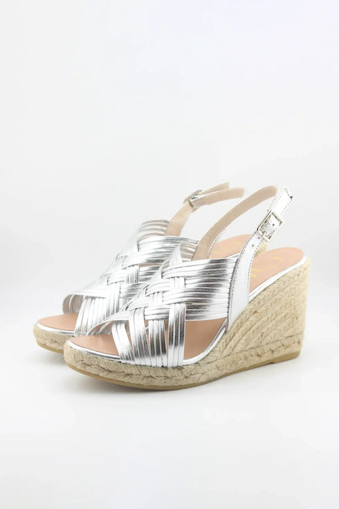 Gaimo Espadrille Wedge Sandals with Braided Straps