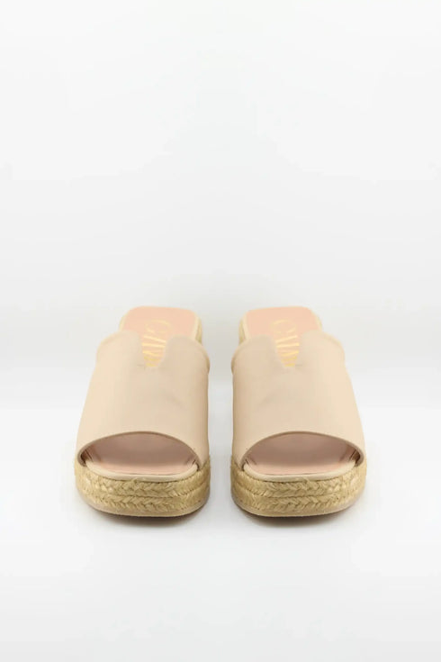 Gaimo Espadrille Wedge Slide Sandals