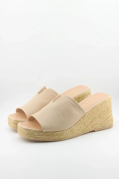 Gaimo Espadrille Wedge Slide Sandals