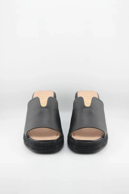 Gaimo Espadrille Wedge Slide Sandals