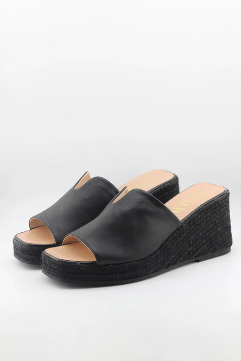 Gaimo Espadrille Wedge Slide Sandals