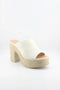 Gaimo Platform Espadrille Open-Toe Mules