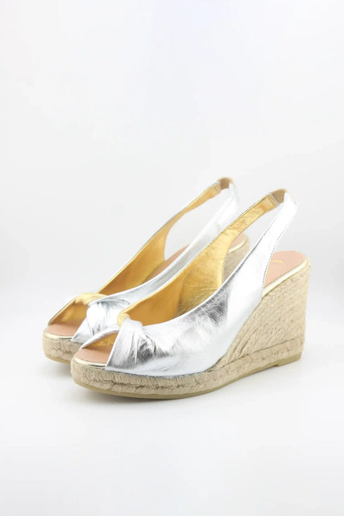 Gaimo Peep Toe Slingback Espadrille Wedges