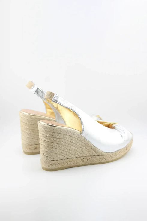 Gaimo Peep Toe Slingback Espadrille Wedges
