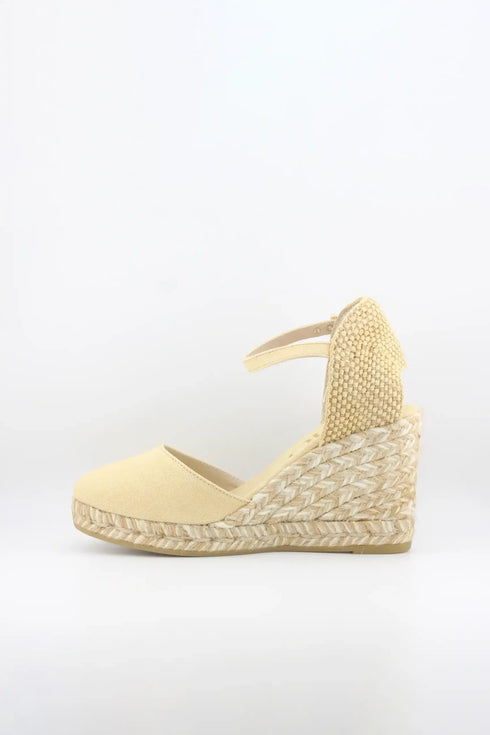 Gaimo Ankle Strap Woven Wedge Espadrilles