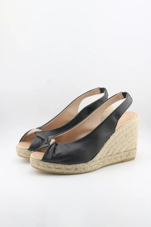 Gaimo Peep Toe Slingback Espadrille Wedges