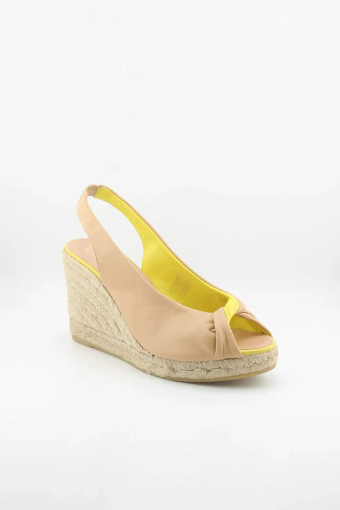 Gaimo Peep Toe Slingback Espadrille Wedges