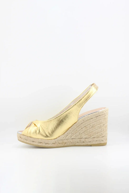 Gaimo Peep Toe Slingback Espadrille Wedges