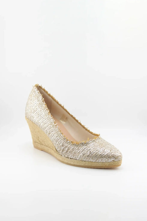 Gaimo Woven Espadrille Wedge Slip-On
