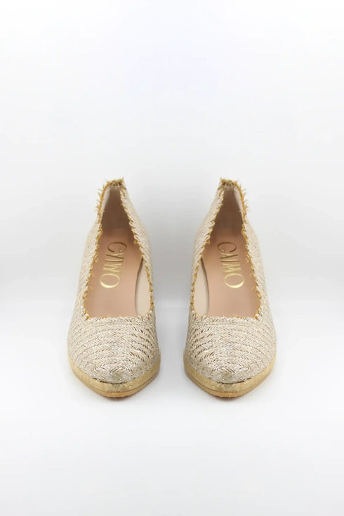Gaimo Woven Espadrille Wedge Slip-On