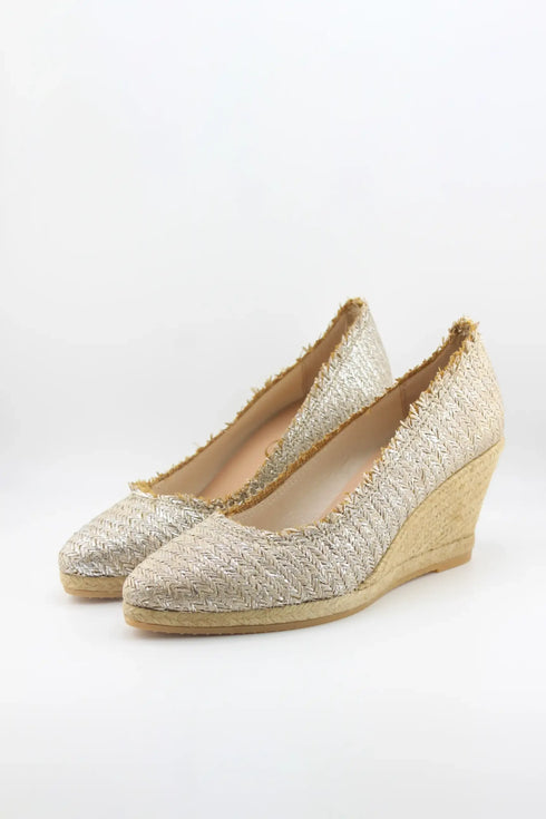 Gaimo Woven Espadrille Wedge Slip-On