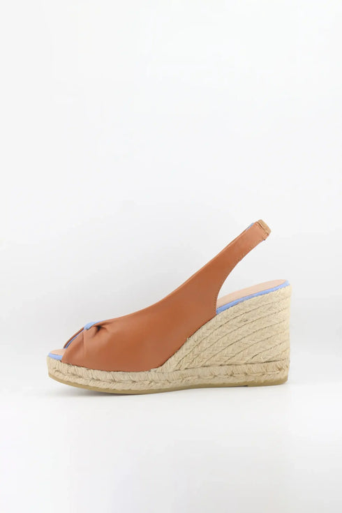 Gaimo Peep Toe Slingback Espadrille Wedges