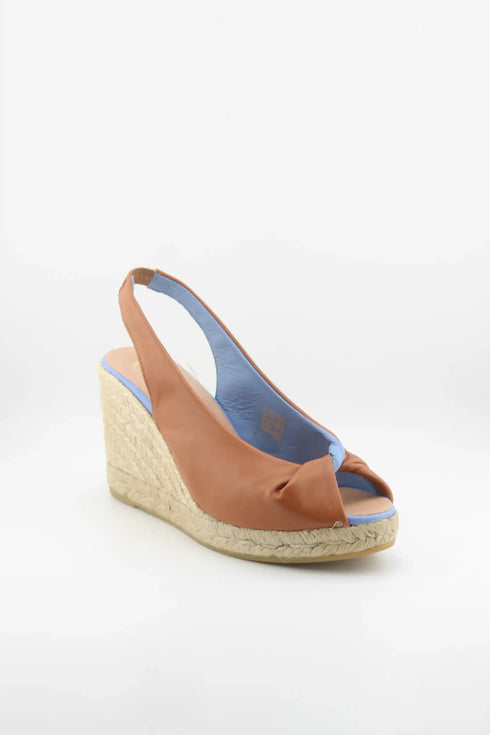 Gaimo Peep Toe Slingback Espadrille Wedges