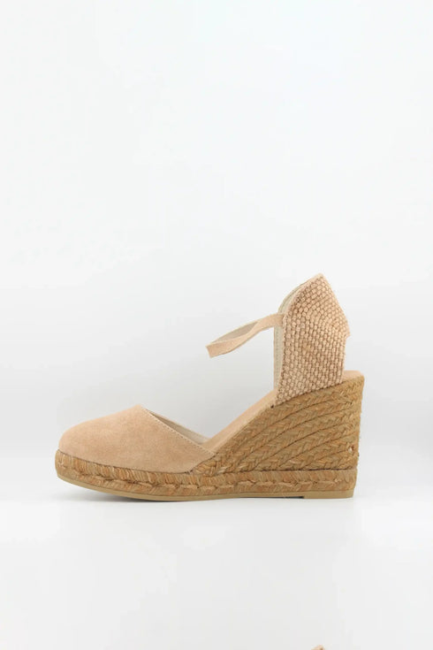 Gaimo Ankle Strap Woven Wedge Espadrilles