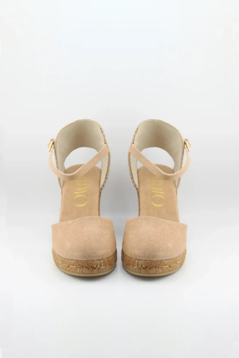 Gaimo Ankle Strap Woven Wedge Espadrilles