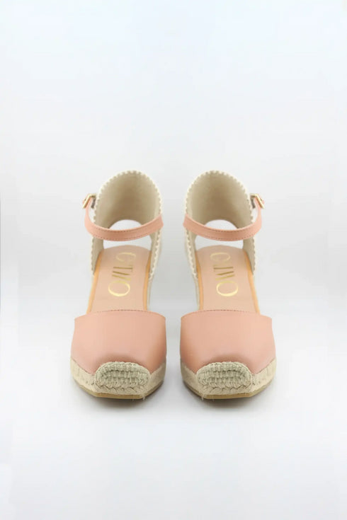 Gaimo Espadrille Wedge Sandal with Ankle Strap