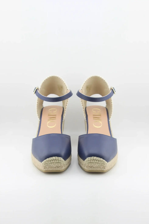 Gaimo Espadrille Wedge Sandal with Ankle Strap