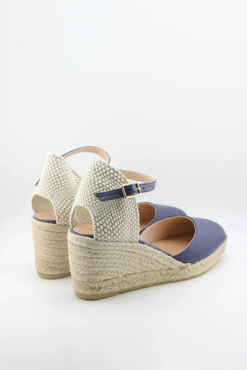 Gaimo Espadrille Wedge Sandal with Ankle Strap