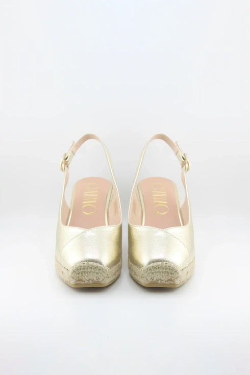 Gaimo Slingback Espadrille Wedge Sandals