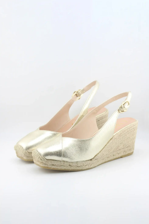 Gaimo Slingback Espadrille Wedge Sandals
