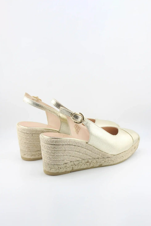 Gaimo Slingback Espadrille Wedge Sandals