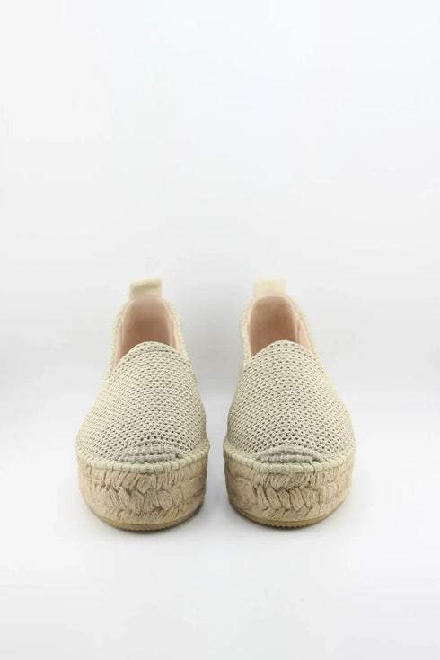 Gaimo Woven Espadrille Platform Loafers