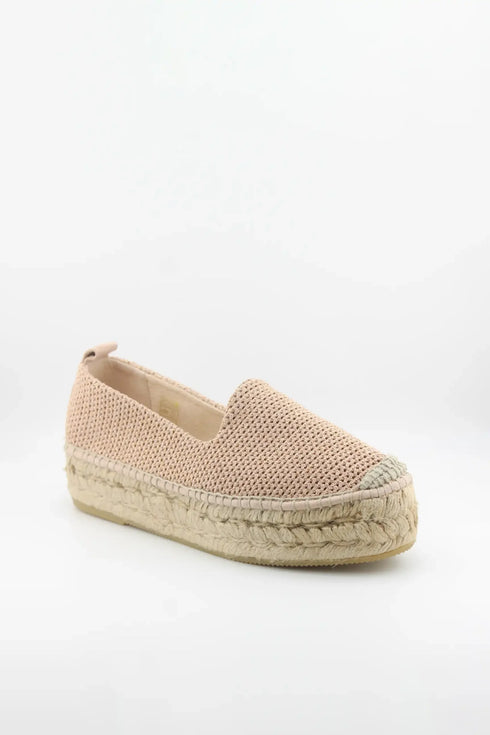 Gaimo Woven Espadrille Platform Loafers