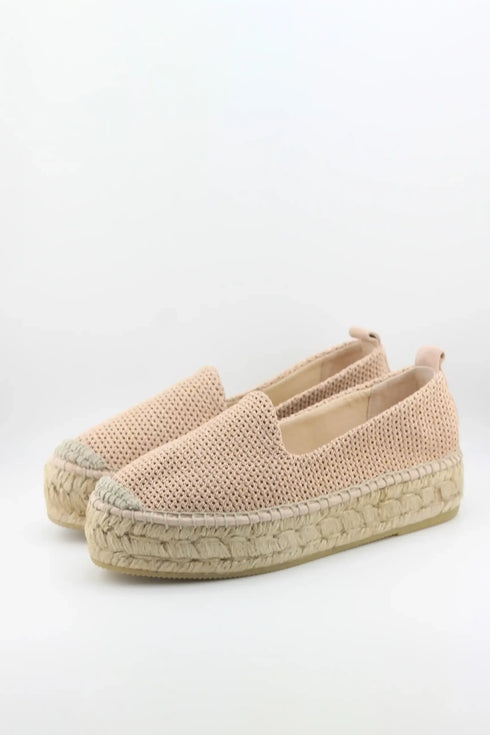 Gaimo Woven Espadrille Platform Loafers