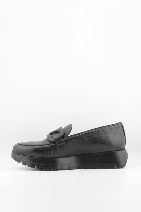 Wonders Chunky Loafer with Interlinked Strap