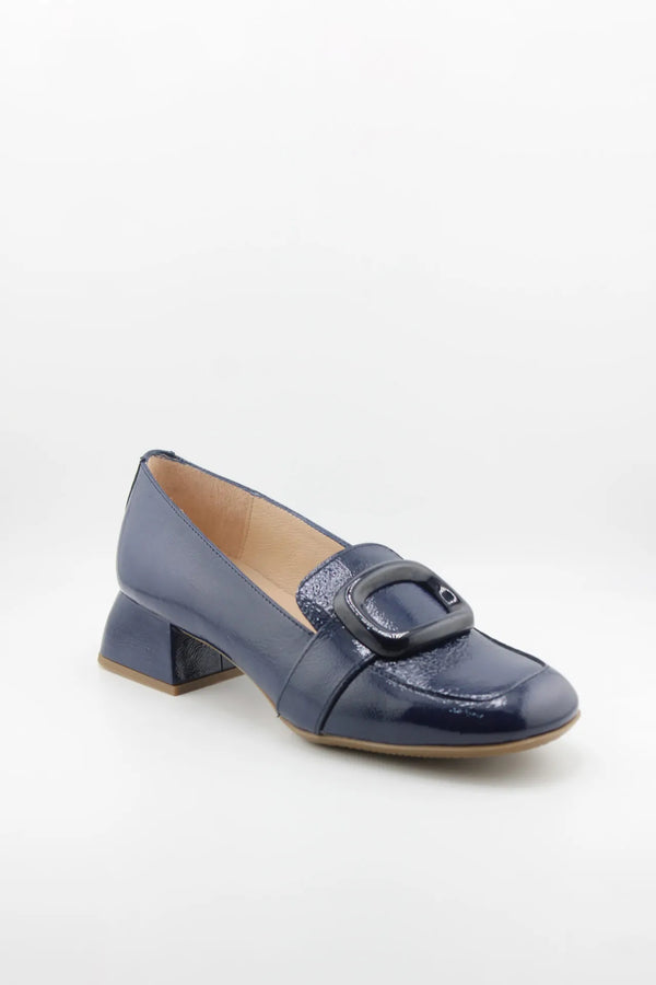 Wonders Patent Leather Loafers with Buckle