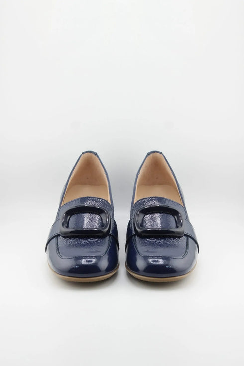 Wonders Patent Leather Loafers with Buckle