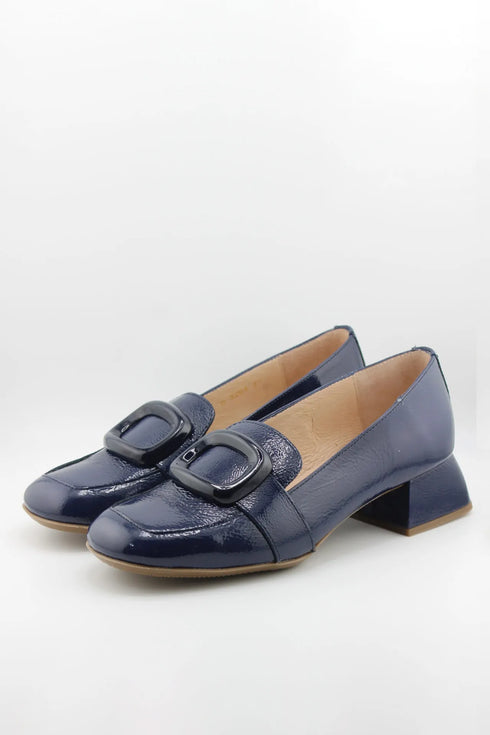 Wonders Patent Leather Loafers with Buckle
