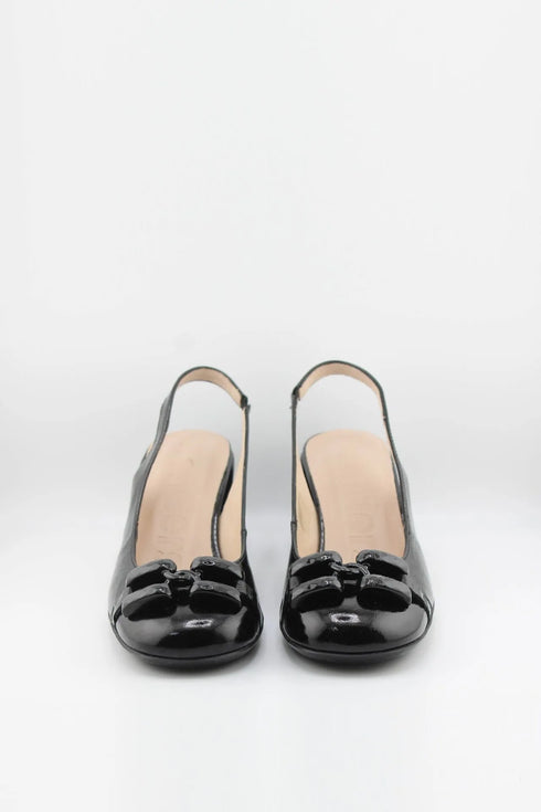 Wonders Patent Leather Loafers with Buckle